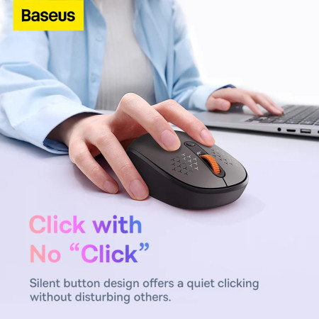 Mouse Wireless Baseus Bluetooth 5.0 F01A Frosted, Gray