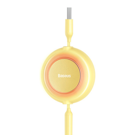 Cablu de Date Retractabil Baseus Bright Mirror 2, Yellow