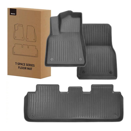 Covoras auto Set pentru Tesla Model Y Baseus, Black