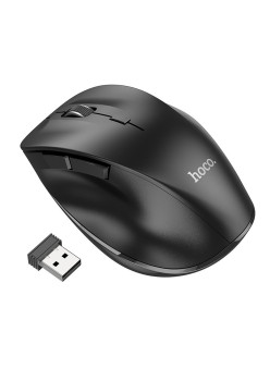 Mouse Wireless Hoco 2.4G, 1600 DPI Mystic, Black