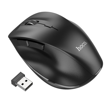 Mouse Wireless Hoco 2.4G, 1600 DPI Mystic, Black