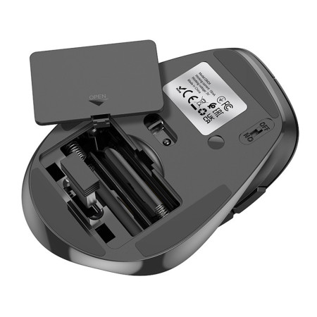 Mouse Wireless Hoco 2.4G, 1600 DPI Mystic, Black