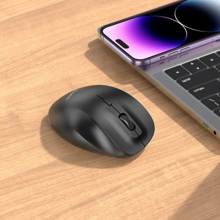 Mouse Wireless Hoco 2.4G, 1600 DPI Mystic, Black