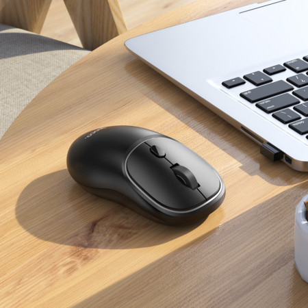 Mouse Wireless Fara Fir 2.4G, 1600 DPI Hoco Royal, Dark Night Black