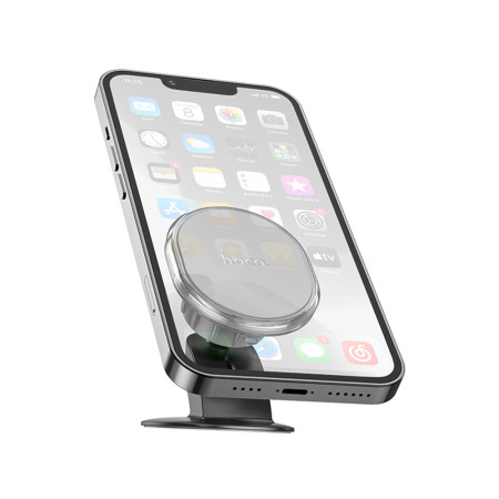 Suport telefon auto cu Magnet pentru Bord Hoco H2, Space Gray