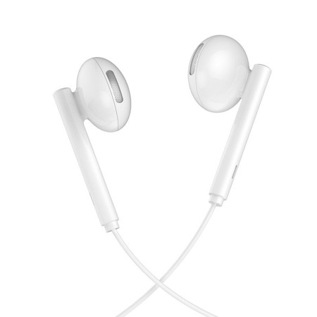 Casti cu fir tip C cu Microfon, 1.2m Hoco Acoustic, White