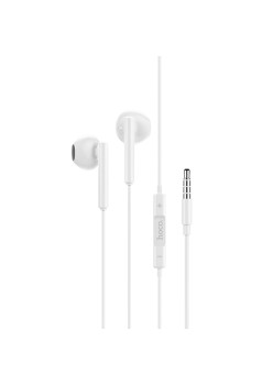 Casti cu Fir si Microfon, 1.2m Hoco Melodious, White