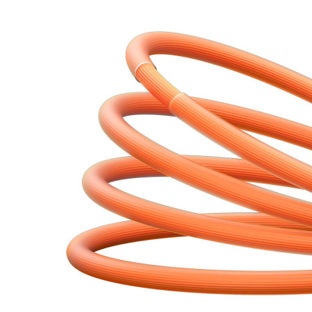 Cablu de Date USB la Lightning Incarcare rapida, 2.4A, 2m Baseus CoolPlay Series, Orange