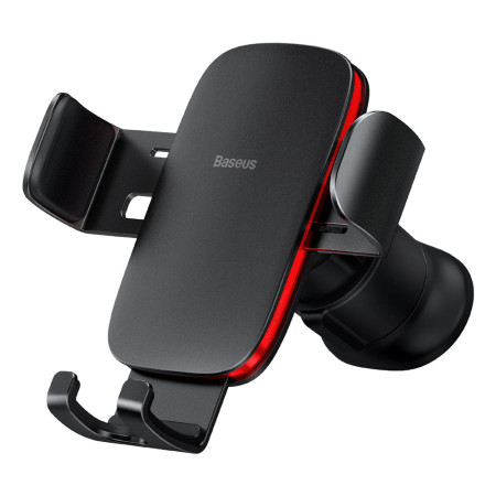 Suport telefon Auto pentru Grila Ventilatie Baseus Metal Age II Gravity, Black