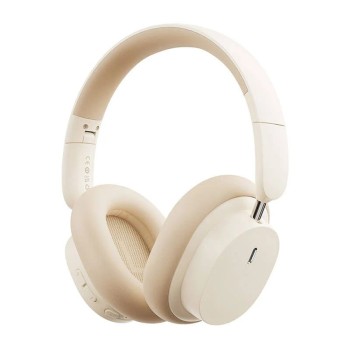 Casti Wireless BT 5.3 Baseus Bowie D05, Creamy White