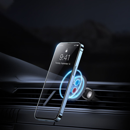 Suport telefon Auto la Grila Ventilatie Baseus C01, Black