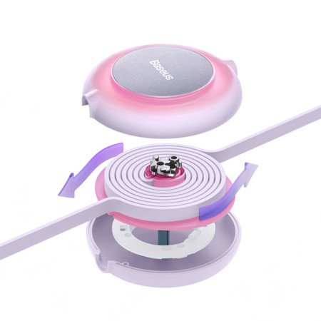 Cablu de Date Retractabil Baseus Bright Mirror 2, Purple