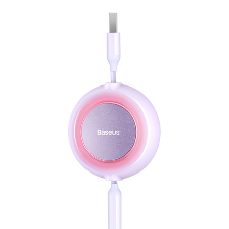 Cablu de Date Retractabil Baseus Bright Mirror 2, Purple