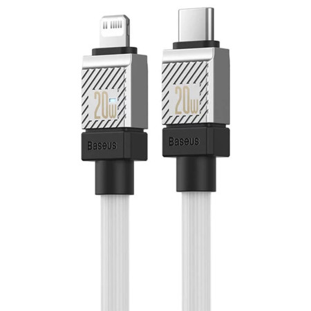 Cablu de Date USB-C la Lightning Incarcare Rapida, 20W, 2m Baseus CoolPlay, White