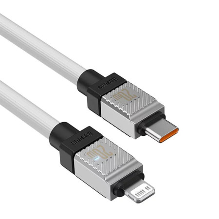 Cablu de Date USB-C la Lightning Incarcare Rapida, 20W, 2m Baseus CoolPlay, White