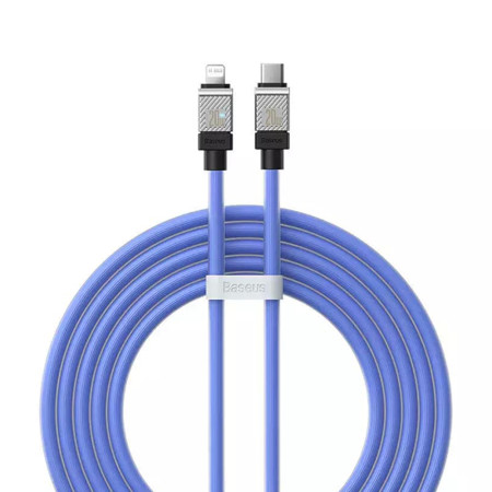 Cablu de Date USB-C la Lightning Incarcare Rapida, 20W, 2m Baseus CoolPlay, Blue
