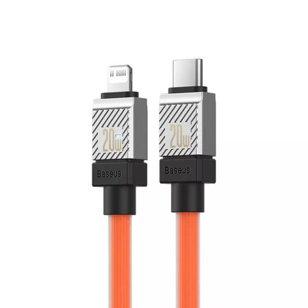 Cablu de Date USB-C la Lightning Incarcare rapida, 20W, 2m Baseus, Orange