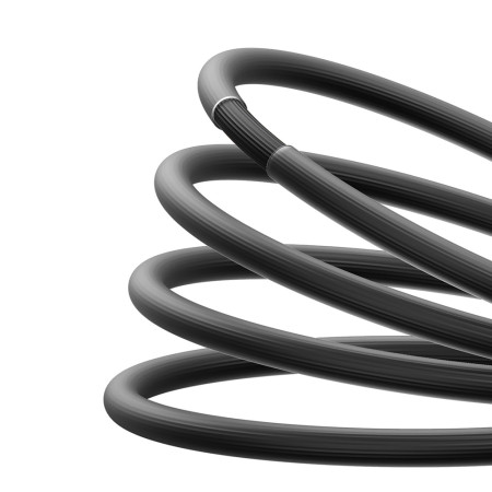Cablu de Date USB la Lightning Incarcare rapida, 2.4A, 2m Baseus CoolPlay, Black