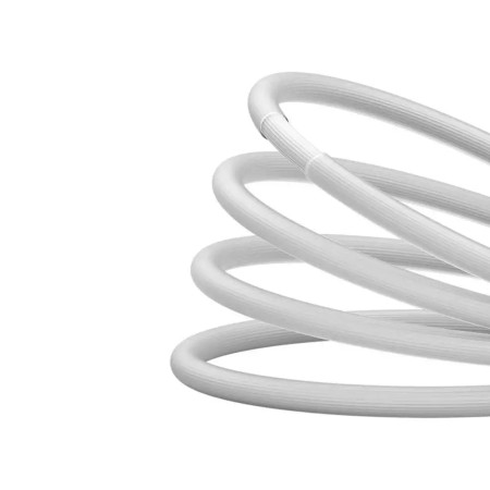 Cablu de Date USB la Lightning Incarcare Rapida, 2.4A, 2m Baseus CoolPlay, White