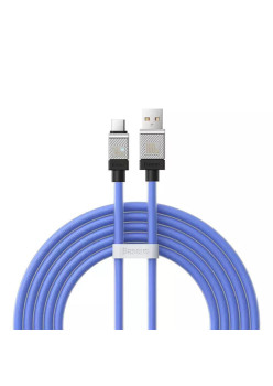 Cablu de Date USB la Tip-C Incarcare Super Rapida PD100W, 2m Baseus CoolPlay, Blue