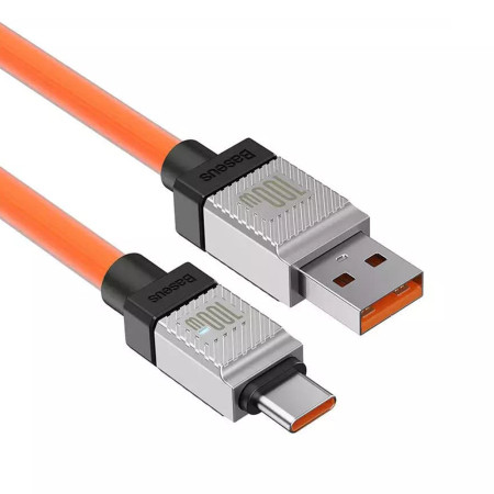 Cablu de Date USB la Tip-C Incarcare Super Rapida PD100W, 2m Baseus, Orange