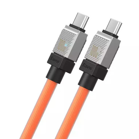 Cablu de Date Tip-C la Tipe-C Incarcare Super Rapida PD100W, 2m Baseus CoolPlay, Orange