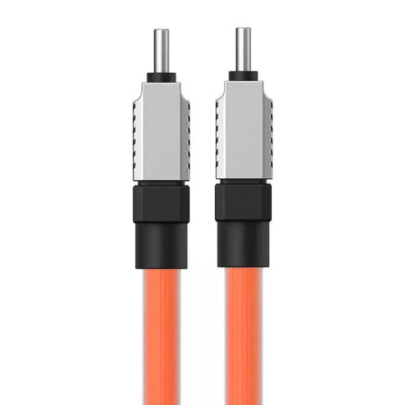 Cablu de Date Tip-C la Tipe-C Incarcare Super Rapida PD100W, 2m Baseus CoolPlay, Orange