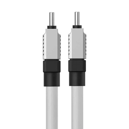Cablu de Date Tip-C la Tip-C Incarcare Super Rapida PD100W, 2m, Baseus CoolPlay, White
