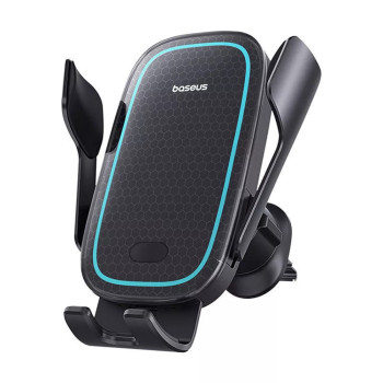Suport Auto cu incarcare wireless 15W Baseus Milky Way Pro Series (C40357000111-00), Negru