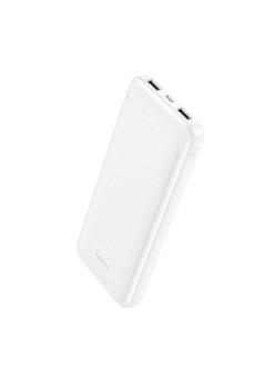Baterie Externa 2x USB, Type-C, 2A, 10000mAh - Hoco Smart (J111) - White