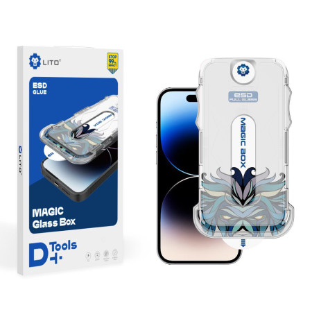 Folie pentru iPhone 13 Pro Max / 14 Plus Lito Magic Glass Box D+ Tools, Clear