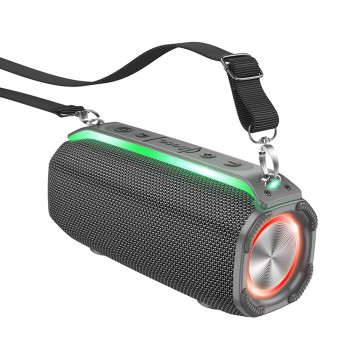 Boxa Portabila Fara Fir TF, USB, AUX, FM, BT 5.3, 10W Hoco Rick Sports, Gray