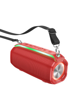 Boxa Portabila Fara Fir TF, USB, AUX, FM, BT 5.3, 10W Hoco Rick Sports, Red