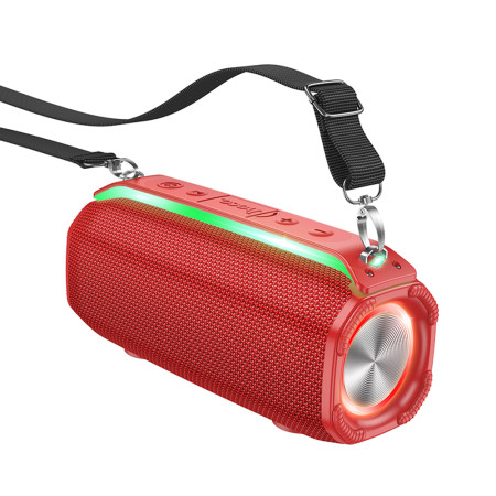 Boxa Portabila Fara Fir TF, USB, AUX, FM, BT 5.3, 10W Hoco Rick Sports, Red