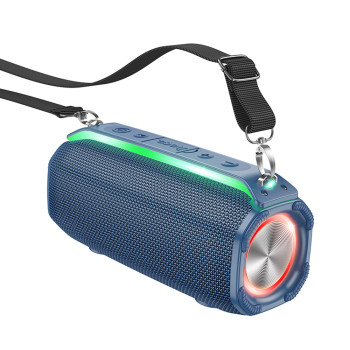 Boxa portabila Fara Fir TF, USB, AUX, FM, BT 5.3, 10W Hoco Rick Sports, Blue