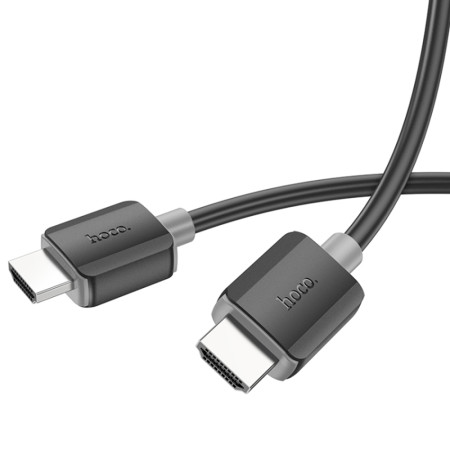 Cablu HDMI la HDMI, 4K 60Hz, HDTV2.0, 18Gbps, 2m Hoco HDTV2.0 (US08), Black