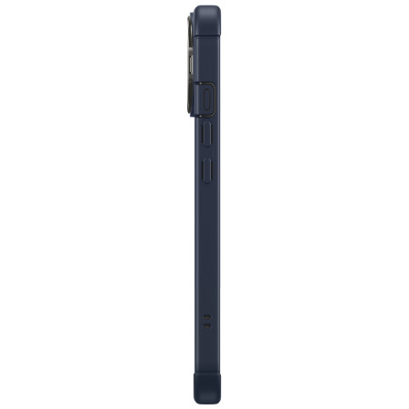 Husa pentru iPhone 15 + Folie ESR Armor Tough Kickstand HaloLock, Clear Dark Blue