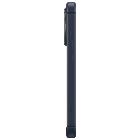 Husa pentru iPhone 15 Pro si Folie ESR Armor Tough Kickstand HaloLock, Clear Dark Blue
