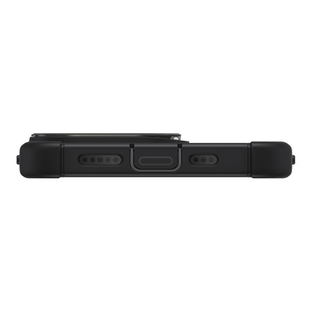 Husa pentru iPhone 15 Plus si Folie ESR Armor Tough Kickstand HaloLock, Clear Dark Blue