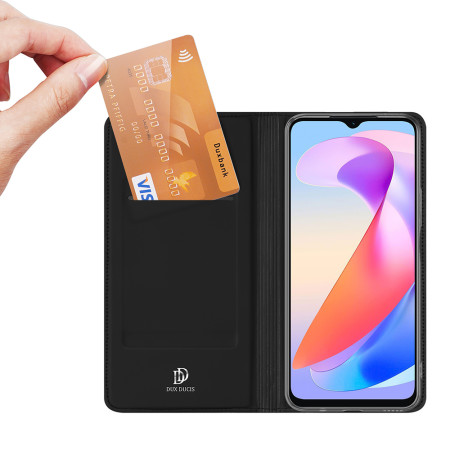 Husa Flip Honor X6a, Dux Ducis Skin Pro, Smart Pro Magnet, Negru
