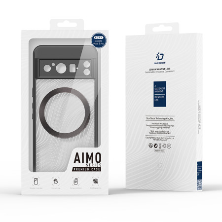 Husa pentru Google Pixel 8 Pro, Atasare Magnetica, Dux Ducis Aimo MagSafe, Black