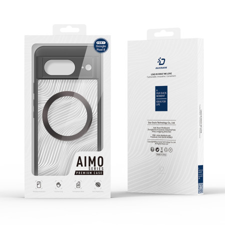 Husa pentru Google Pixel 8, Atasare Magnetica, Dux Ducis Aimo MagSafe, Black