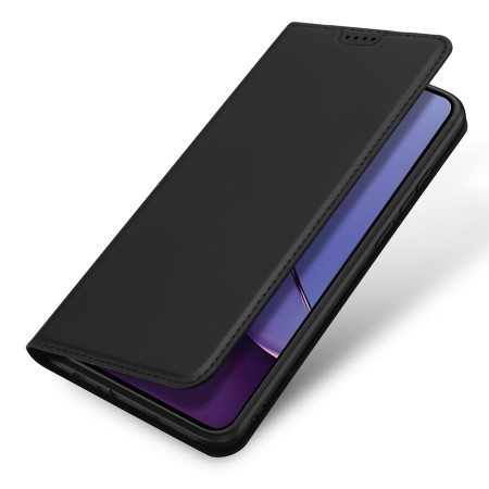 Husa Flip Motorola Moto G84, Dux Ducis Skin Pro, Smart Pro Magnet, Negru