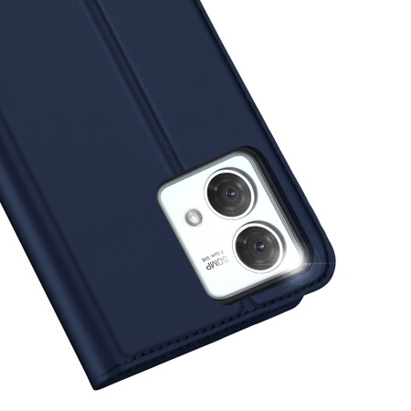 Husa Flip Motorola Moto G84, Dux Ducis Skin Pro, Smart Pro Magnet, Negru