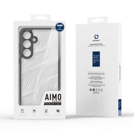 Husa pentru Samsung Galaxy S24 Plus Dux Ducis Aimo Series, Black