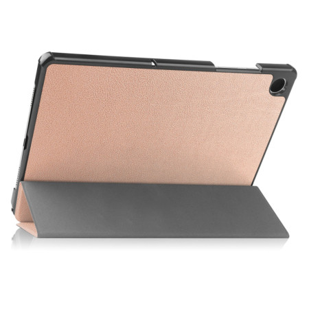 Husa tableta compatibila Samsung Galaxy Tab A9, FoldPro cu Microfibra, Auto Sleep/Wake, Rose Gold