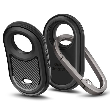 Husa Samsung Galaxy SmartTag2, Spigen, Rugged Armor, Matte Black