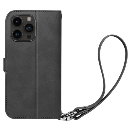 Husa pentru iPhone 15 Pro, Spigen Wallet S Pro, Black