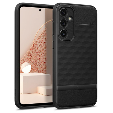 Husa pentru Samsung Galaxy S23 FE, Spigen Caseology Parallax, Matte Black