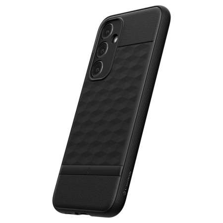 Husa pentru Samsung Galaxy S23 FE, Spigen Caseology Parallax, Matte Black